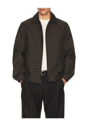Vince Plaid Zip Jacket in Grey. Size S. Also in M.