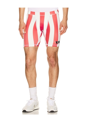 Y,IWO Hardwear Bike Short in Red. Size L. Also in M, S, XL/1X.