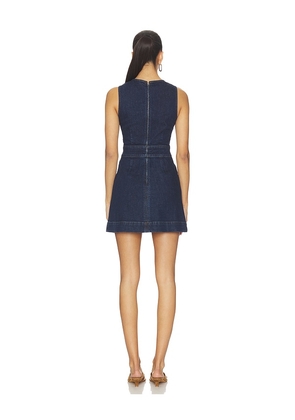 PAIGE Sylvia Mini Dress in Navy. Size 00. Also in 0, 2, 4, 6, 8, 10, 12.