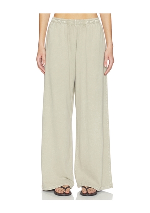 THE UPSIDE Soho Tokio Wide Leg Pant in Sage. Size L. Also in M, S, XS.