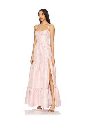 V. Chapman Lucetta Gown in Blush. Size 4. Also in 2, 8.