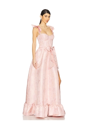 V. Chapman Veronica Gown in Pink. Size 4. Also in 0, 2, 6.