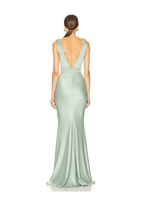 Zhivago Beloved Gown in Sage. Size 12. Also in 6, 8, 10.