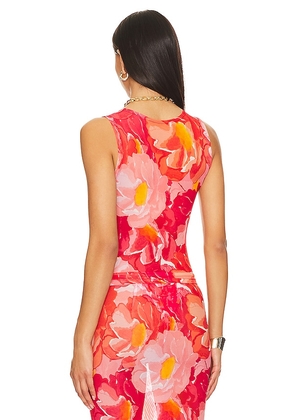 VDM Charlotte Tank in Red. Size S. Also in XS, L, XL/1X.