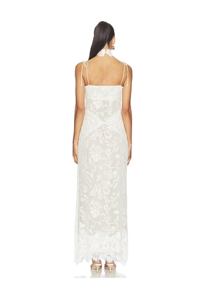 Yellow The Label Talia Lace Dress in White. Size S. Also in XS, M, XL.