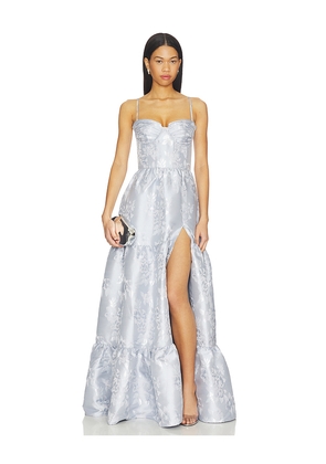 V. Chapman Lucetta Dress in Blue. Size 0. Also in 10, 2, 4, 6, 8.