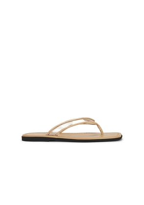 Veronica Beard Clea Piping Sandal in Beige. Size 10. Also in 6, 7, 8, 9.