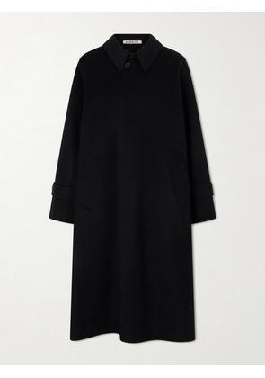 Auralee - Melton Wool Coat - Black - 0,1,2