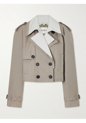 The Attico - Double-breasted Trench Coat - Gray - IT38,IT40,IT42,IT44,IT46