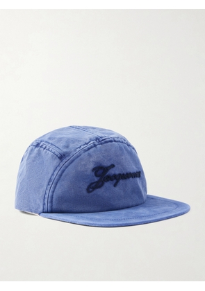 Jacquemus - Gardian Embroidered Cotton Baseball Cap - Blue - 56,60