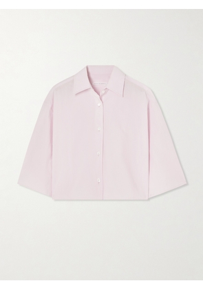 Maria McManus - Cropped Organic Cotton-poplin Shirt - Pink - x small,small,medium,large