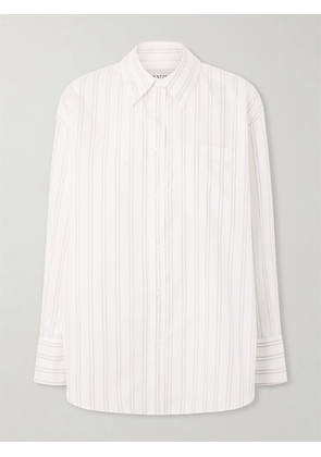 TWP - Big Joe Striped Cotton-poplin Shirt - White - XXS,XS/S,M/L