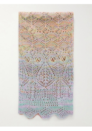 Anna Sui - Space Dye Scarf - Orange - One size