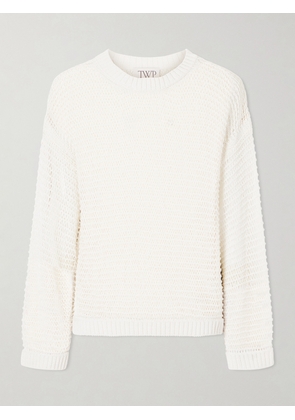 TWP - Kashy Open-knit Sweater - White - xx small,x small,small,medium,large,x large