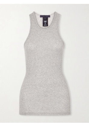 Tibi - Cotton-blend Tank - Gray - xx small,x small,small,medium,large,x large