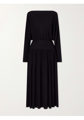 TOTEME - Stretch-jersey Maxi Dress - Black - xx small,x small,small,medium,large,x large