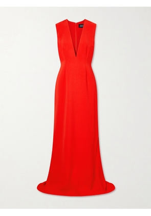 Solace London - Althea Crepe Gown - Red - UK 4,UK 6,UK 8,UK 10,UK 12,UK 14,UK 16