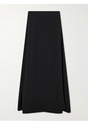 TOTEME - Fluid Jersey Maxi Skirt - Black - xx small,x small,small,medium,large,x large
