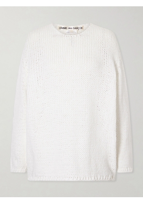 Comme des Garçons - Knitted Sweater - White - x small,small,medium,large
