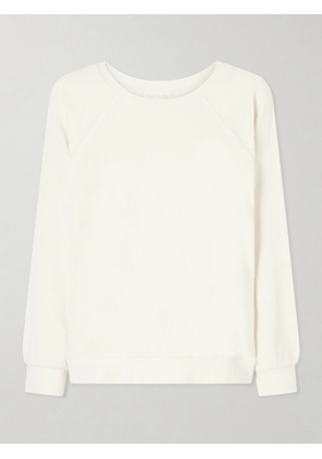 Suzie Kondi - Samos Cotton-blend Terry Sweatshirt - Neutrals - x small,small,medium,large,x large