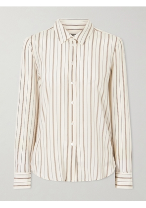 Nili Lotan - Gaia Striped Silk Shirt - Neutrals - x small,small,medium,large,x large