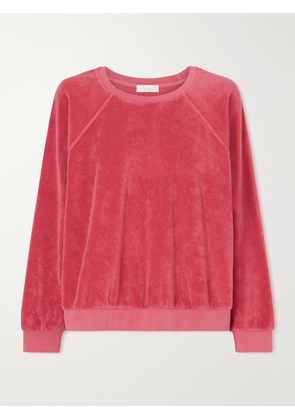 Suzie Kondi - Samos Cotton-blend Terry Sweatshirt - Red - x small,small,medium,large,x large