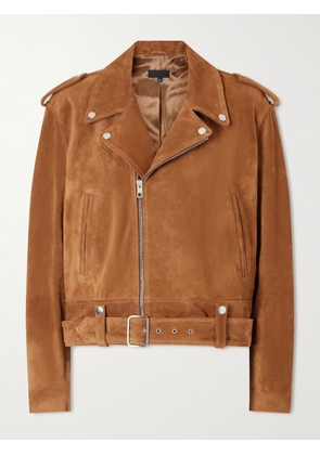 Nili Lotan - Evel Suede Biker Jacket - Brown - x small,small,medium,large