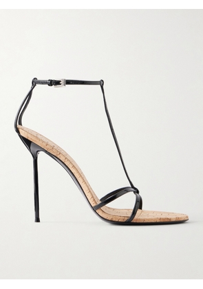Paris Texas - Lidia Patent-leather Sandals - Black - IT36,IT36.5,IT37,IT37.5,IT38,IT38.5,IT39,IT39.5,IT40,IT40.5,IT41,IT41.5,IT42