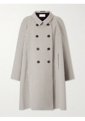 Dries Van Noten - Double-breasted Checked Woven Coat - Gray - FR 34,FR 36,FR 38,FR 40,FR 42