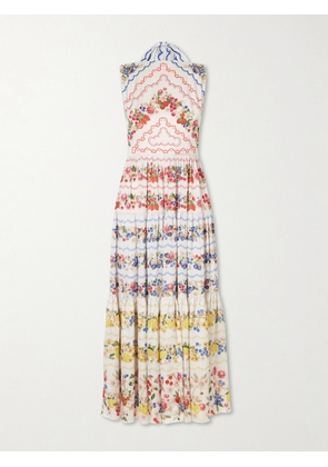 Mary Katrantzou - Sophia Floral-print Woven Maxi Dress - Multi - UK 6,UK 8,UK 10,UK 12,UK 14,UK 16
