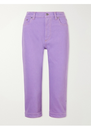 Versace - Capri Slim-leg Pants - Purple - 24,25,26,27,28,29,30,32