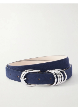 Déhanche - Hollyhock Suede Belt - Blue - x small,small,medium,large,x large
