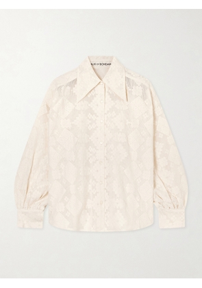 ALIX OF BOHEMIA - Margot Tetris Cotton-lace Shirt - Neutrals - x small,small,medium,large,x large