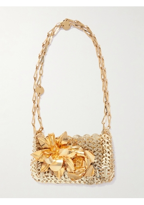 RABANNE - Embellished Chainmail Shoulder Bag - Gold - One size