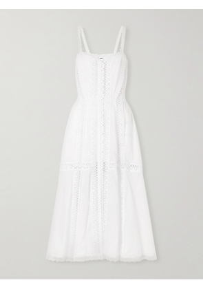 Charo Ruiz - Dafelle Cotton-blend Maxi Dress - White - x small,small,medium,large,x large