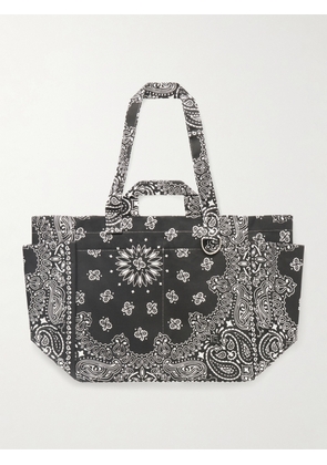 CALL IT BY YOUR NAME - Picnic Bandana-print Cotton Tote - Black - One size