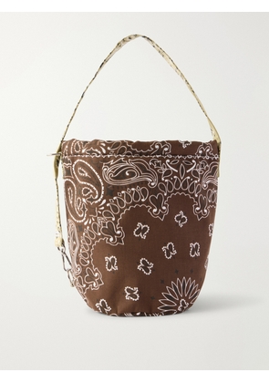 CALL IT BY YOUR NAME - Seau Bandana-print Cotton Tote - Brown - One size