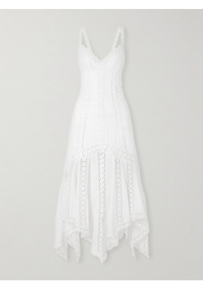 Charo Ruiz - Blossel Cotton-blend Maxi Dress - White - x small,small,medium,large,x large