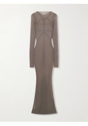 Rick Owens - Temple Stretch Tulle Gown - Gray - IT38,IT40,IT42,IT44,IT46