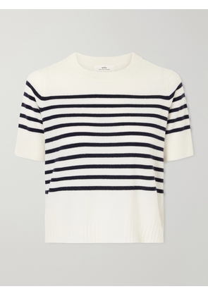 Arch4 - Dorian Striped Cashmere Sweater - Ivory - x small,small,medium,large,x large