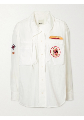 Isabel Marant - Chely Appliquéd Tencel™ Lyocell Shirt - White - FR 34,FR 36,FR 38,FR 40,FR 42