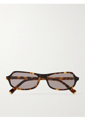 Miu Miu Eyewear - Round-frame Acetate Sunglasses - Tortoiseshell - One size