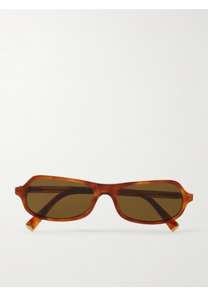 Miu Miu Eyewear - Round-frame Acetate Sunglasses - Brown - One size
