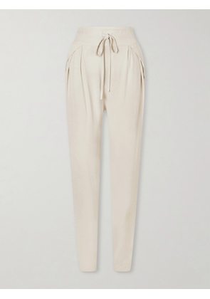 Sharon Wauchob - The Vardar Silk-blend Straight-leg Pants - White - FR 34,FR 36,FR 38,FR 40,FR 42
