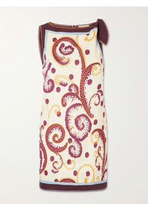 ALÉMAIS - Wilson Floral-print Linen And Silk-blend Twill Mini Dress - Multi - UK 6,UK 8,UK 10,UK 12,UK 14,UK 16