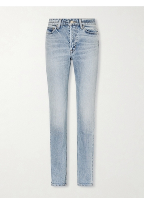 RÙADH - The Cecile Mid-rise Skinny-leg Jeans - Blue - 23,24,25,26,27,28,29,30,31,32