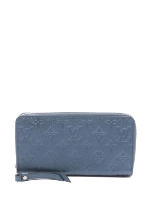 Louis Vuitton Pre-Owned 2010s Flight Mode Zippy Monogram Empreinte wallet - Blue