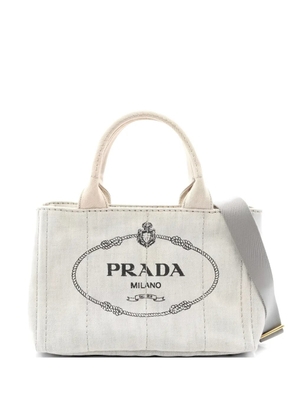 Prada Pre-Owned 2000s Canapa denim tote bag - Grey