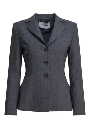 Semper button-fastening blazer - Grey