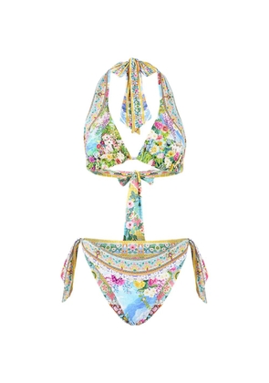 Camilla Navás Nouveau reversible tie bikini set - Blue